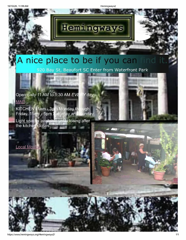 Hemingways restaurant is permanently closed